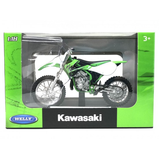 ماکت موتور ویلی مدل Kawasaki KX250 مقیاس 1:18