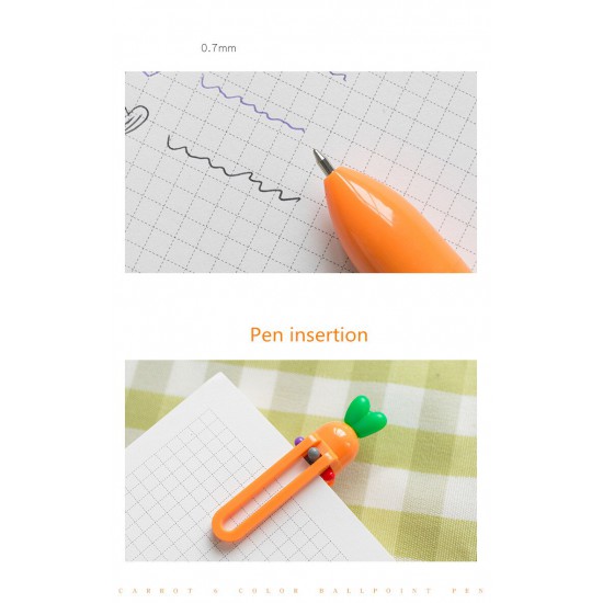 خودکار 6 رنگ هویج
